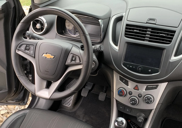 Chevrolet Trax cena 34900 przebieg: 237580, rok produkcji 2014 z Wrocław małe 742